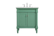 Elegant Lighting - VF13030VM-VW - Single Bathroom Vanity - Lexington - Vintage mint