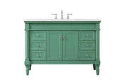 Elegant Lighting - VF13048VM-VW - Single Bathroom Vanity - Lexington - Vintage mint