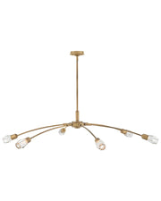 Fredrick Ramond - FR33328HB - LED Chandelier - Atera - Heritage Brass