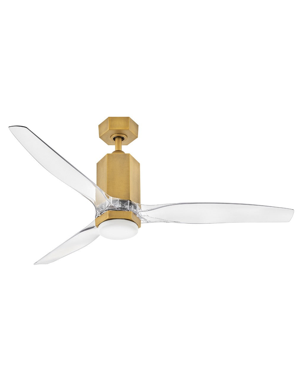 Hinkley - 905852FHB-LDDK - 52"Ceiling Fan - Facet - Heritage Brass