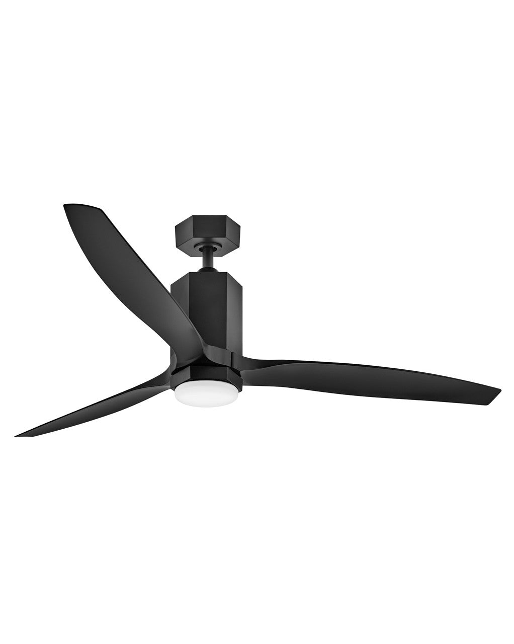 Hinkley - 905860FMB-LDDK - 60"Ceiling Fan - Facet - Matte Black