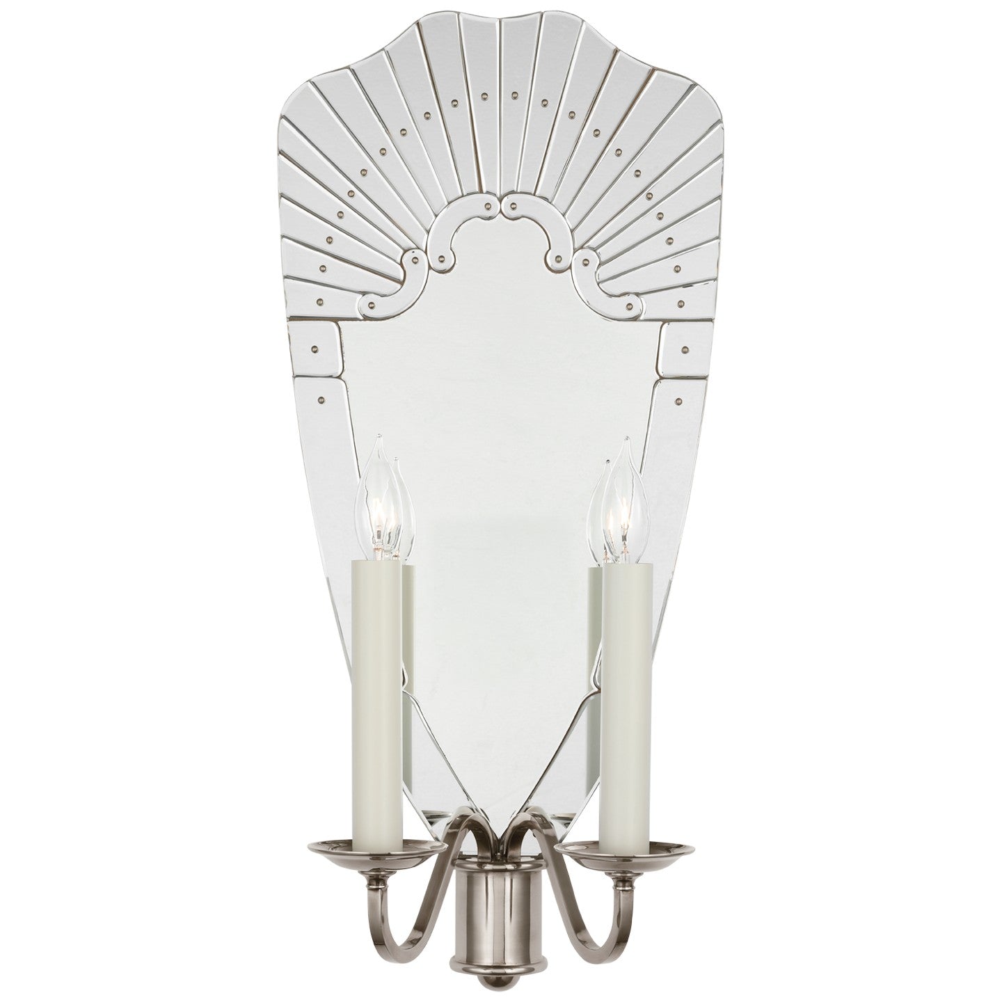 Ralph Lauren - RL 2776MIR/BS - LED Wall Sconce - Adelaide - Mirror and Butler's Silver
