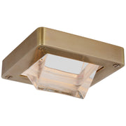 Ralph Lauren - RL 4615NB/CG - LED Flush Mount - Rolland - Natural Brass and Clear Glass
