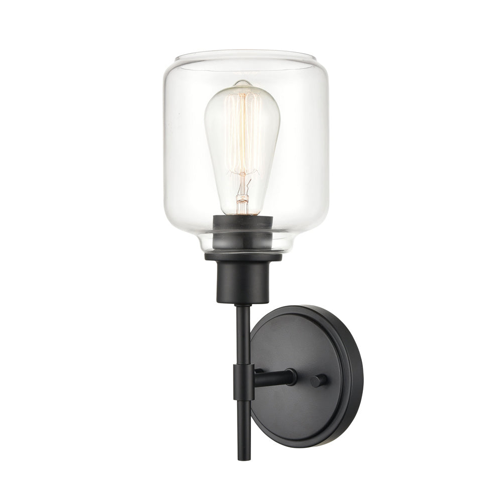 Millennium - 6941-MB - One Light Wall Sconce - Asheville - Matte Black