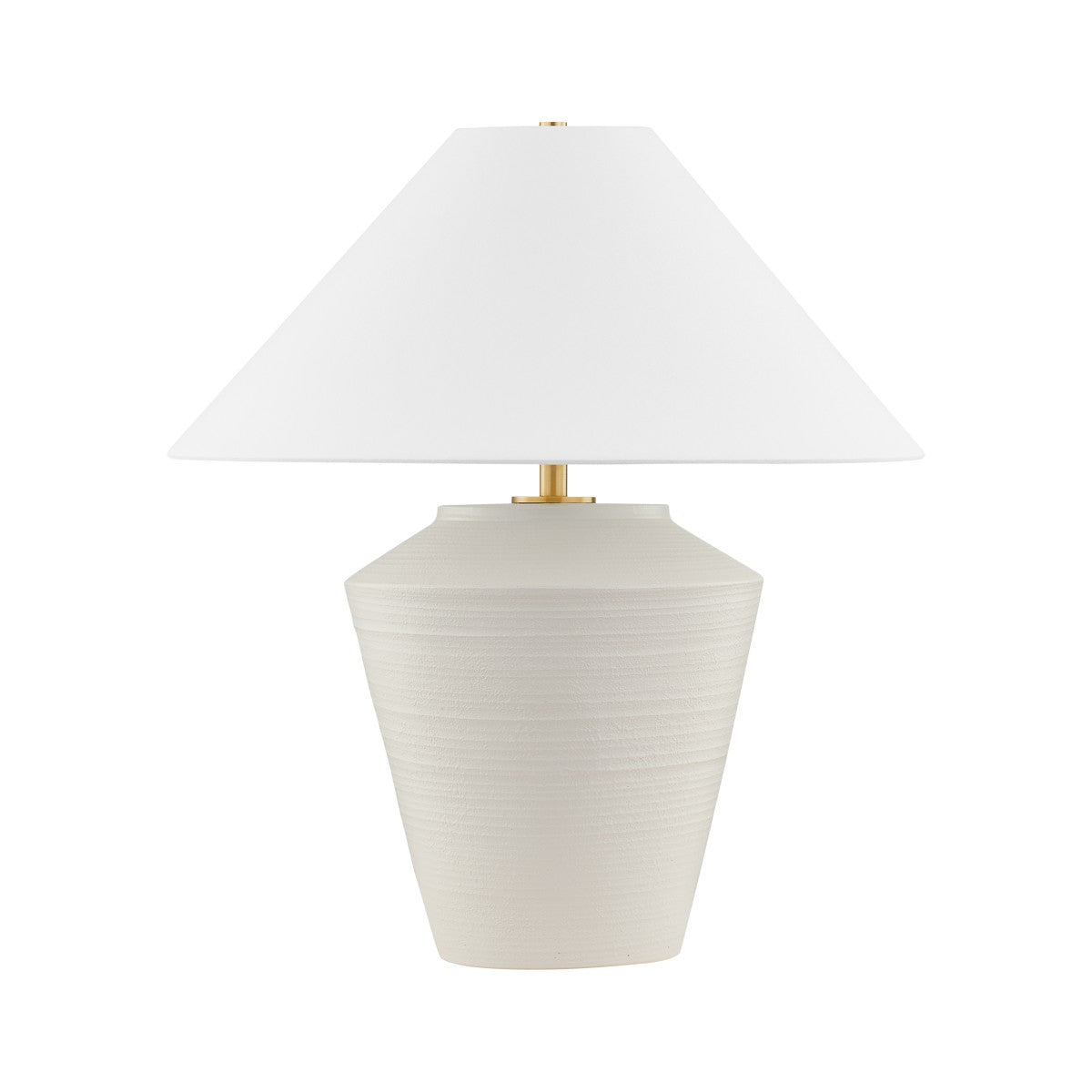 Mitzi - HL827201-AGB/CWT - One Light Table Lamp - Rachie - Aged Brass/ Ceramic Whitewash Terracotta
