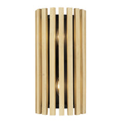 Varaluz - 387W02MBH - Two Light Wall Sconce - Suratto - Matte Black/Honey Blonde