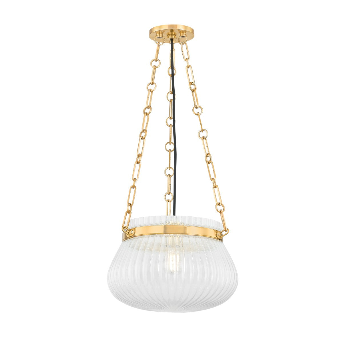 Hudson Valley - 1113-AGB - One Light Pendant - Granby - Aged Brass