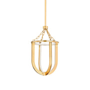 Hudson Valley - 2913-AGB - LED Lantern - Tournu - Aged Brass