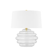 Hudson Valley - L4523-AGB - One Light Table Lamp - Oshawa - Aged Brass