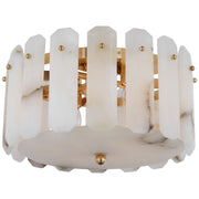 Visual Comfort Signature - ARN 4124HAB-ALB - Four Light Flush Mount - Bonnington - Hand-Rubbed Antique Brass