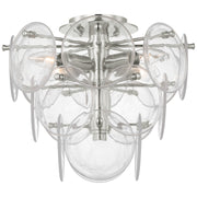 Visual Comfort Signature - ARN 4450PN-CSG - Four Light Flush Mount - Loire - Polished Nickel