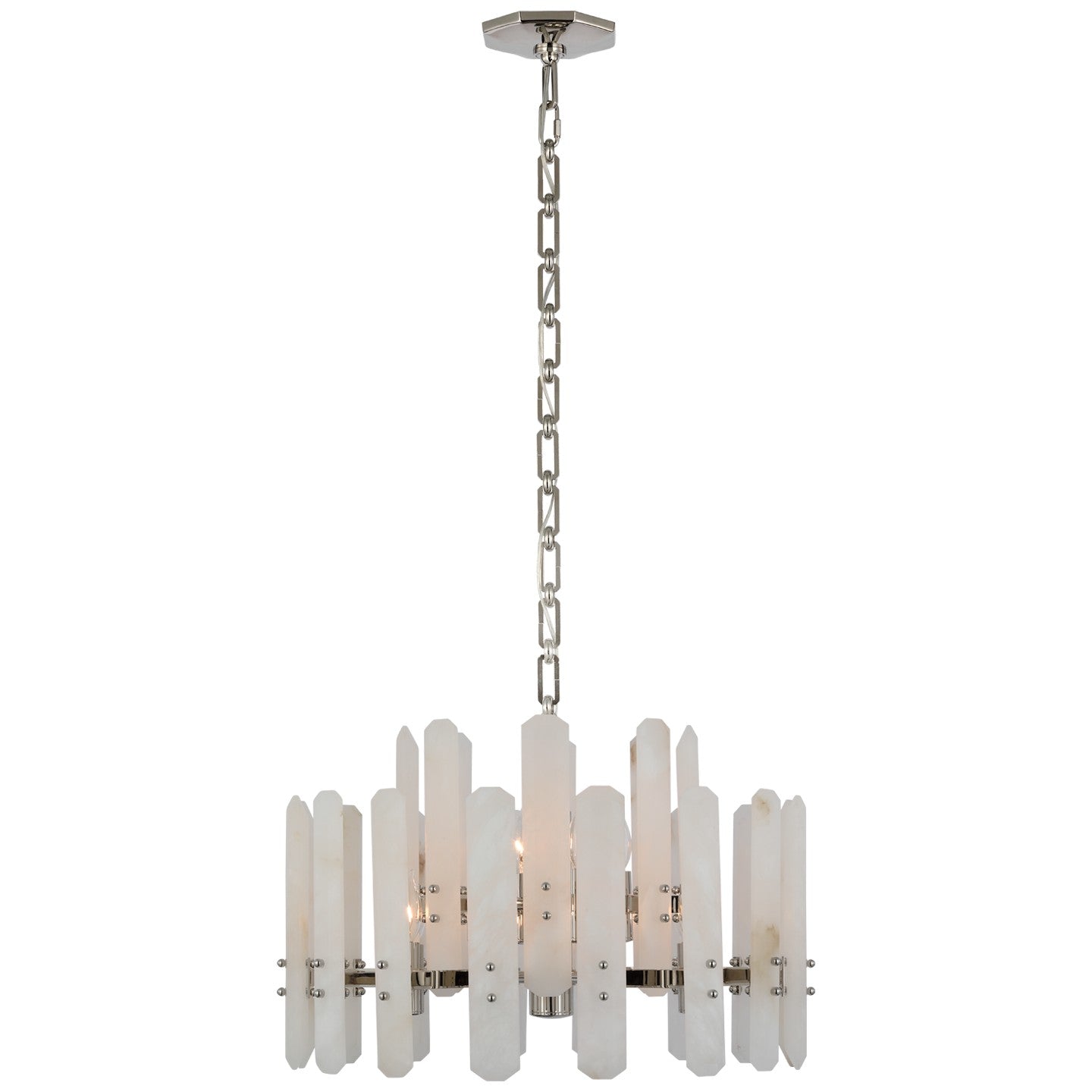Visual Comfort Signature - ARN 5124PN-ALB - 12 Light Chandelier - Bonnington - Polished Nickel