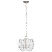 Visual Comfort Signature - ARN 5453PN-CSG - Three Light Chandelier - Loire - Polished Nickel