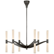 Visual Comfort Signature - ARN 5470BZ-WG - LED Chandelier - Brenta - Bronze