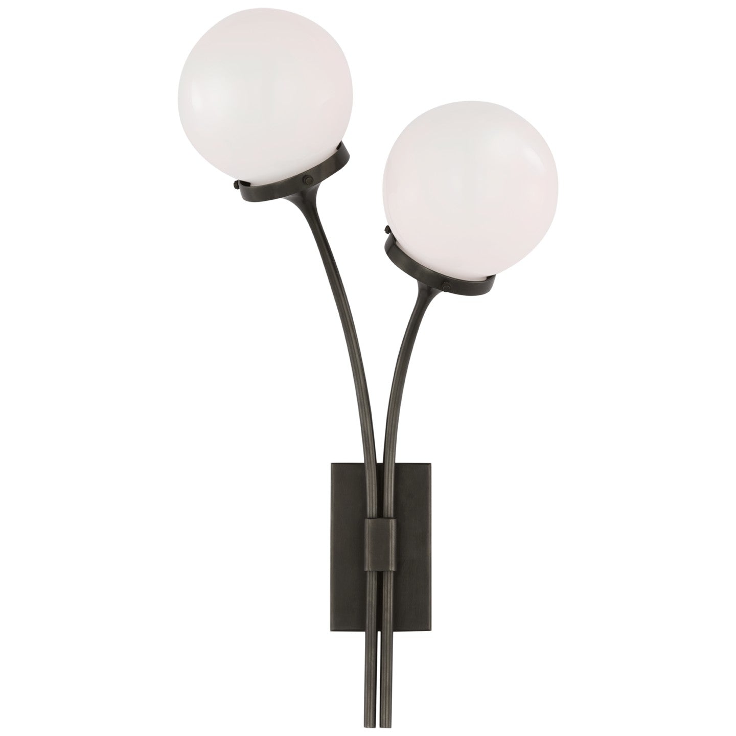 Visual Comfort Signature - KS 2408BZ-WG - Two Light Wall Sconce - Prescott - Bronze