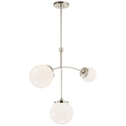 Visual Comfort Signature - KS 5117PN-WG - LED Chandelier - Prescott - Polished Nickel