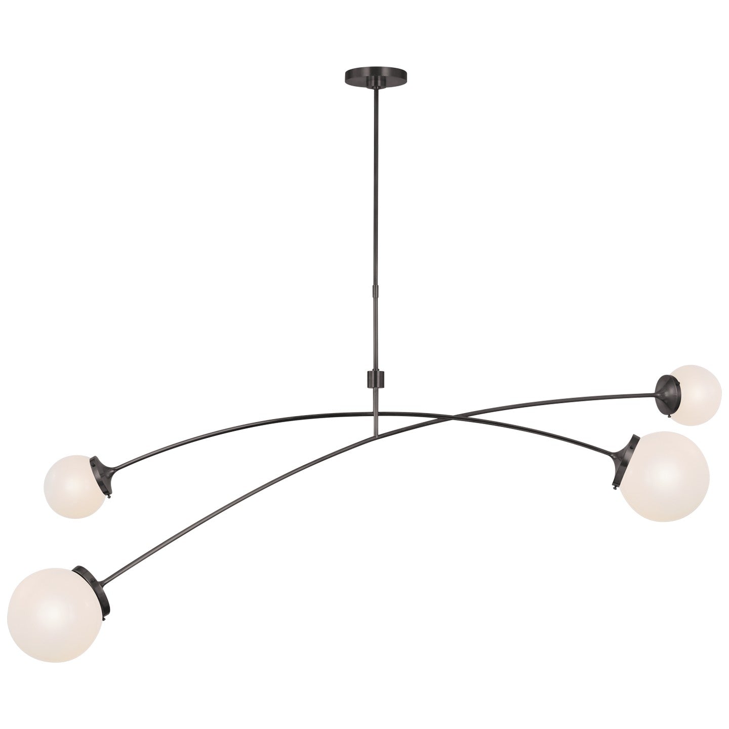 Visual Comfort Signature - KS 5406BZ-WG - LED Chandelier - Prescott - Bronze