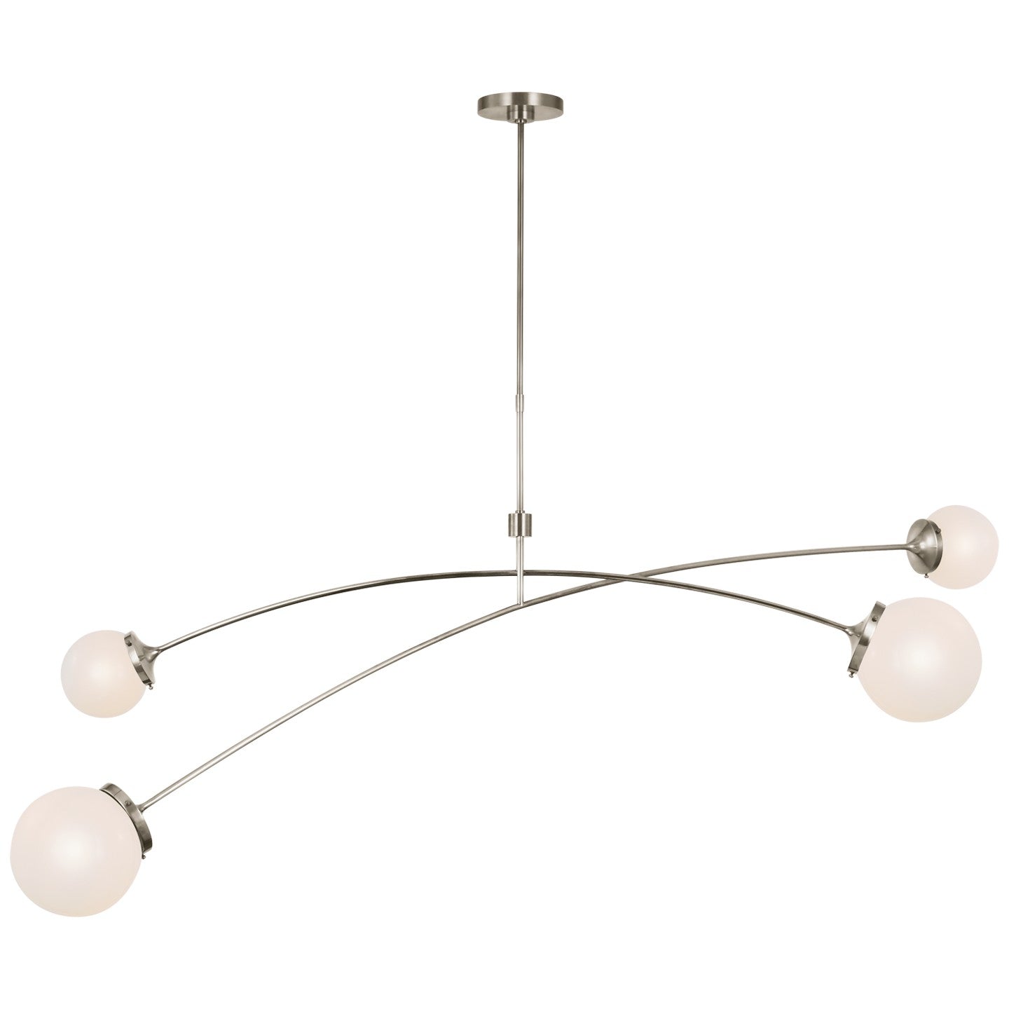 Visual Comfort Signature - KS 5406PN-WG - LED Chandelier - Prescott - Polished Nickel