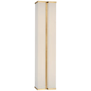 Visual Comfort Signature - PCD 2251HAB/L - LED Wall Sconce - Vernet - Hand-Rubbed Antique Brass and Linen