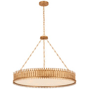 Visual Comfort Signature - SK 5207GI-FA - LED Chandelier - Leslie - Gilded Iron
