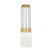 Visual Comfort Modern - 700TRSPPYLC8RNB-LED930 - LED Chandelier - Pylon - Natural Brass