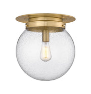 Z-Lite - 7506F13-HBR - One Light Flush Mount - Calhoun - Heritage Brass