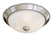 Minka-Lavery - 893-84 - Three Light Flush Mount - Paradox - Brushed Nickel