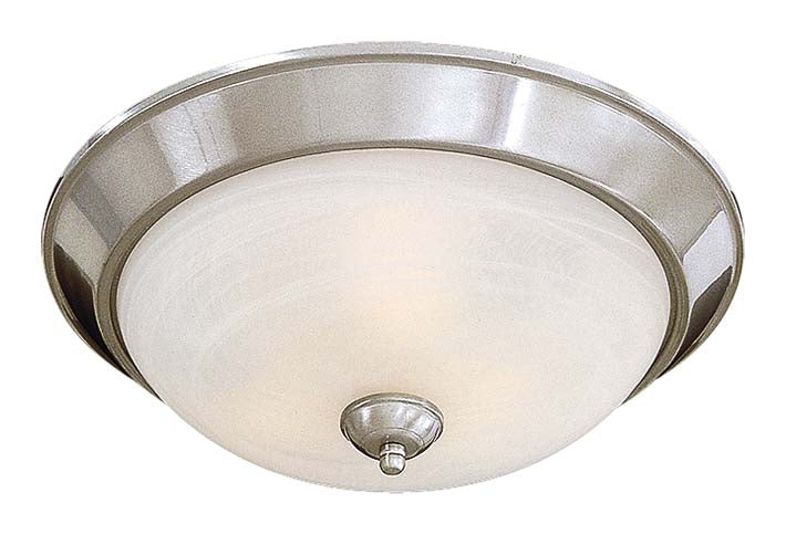 Minka-Lavery - 893-84 - Three Light Flush Mount - Paradox - Brushed Nickel