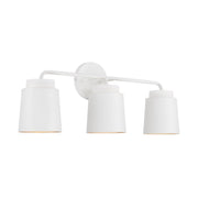 Capital Lighting - AA1036WE - Three Light Vanity - Pratt - Matte White