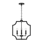 Capital Lighting - AA1037MB - Four Light Foyer Pendant - Courtney - Matte Black