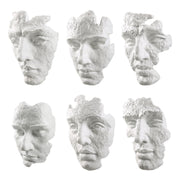Uttermost - 04358 - Wall Decor, Set/6 - Self-Portrait - Matte White