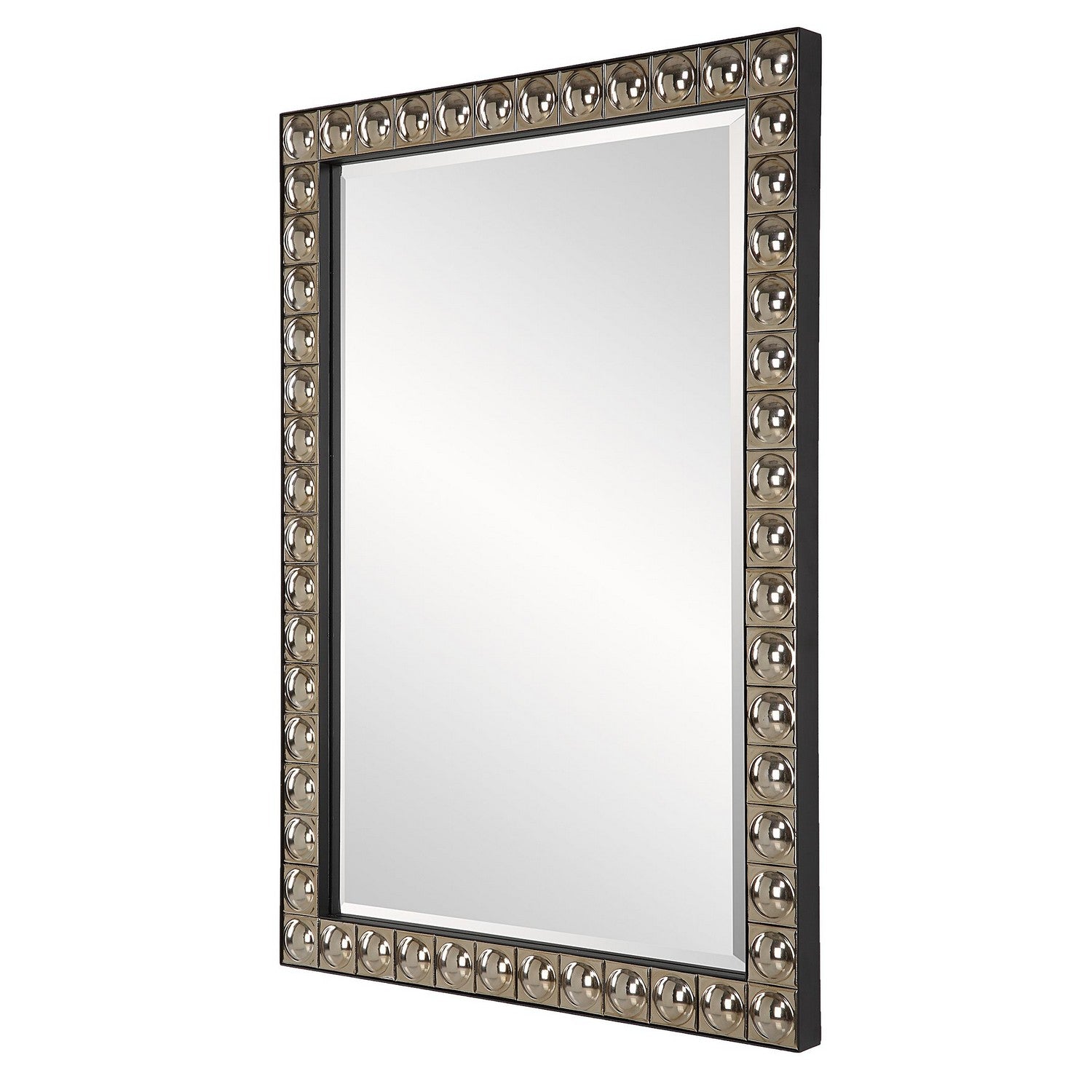 Uttermost - 09944 - Vanity Mirror - Silvio - Antiqued Silver-champagne Plating
