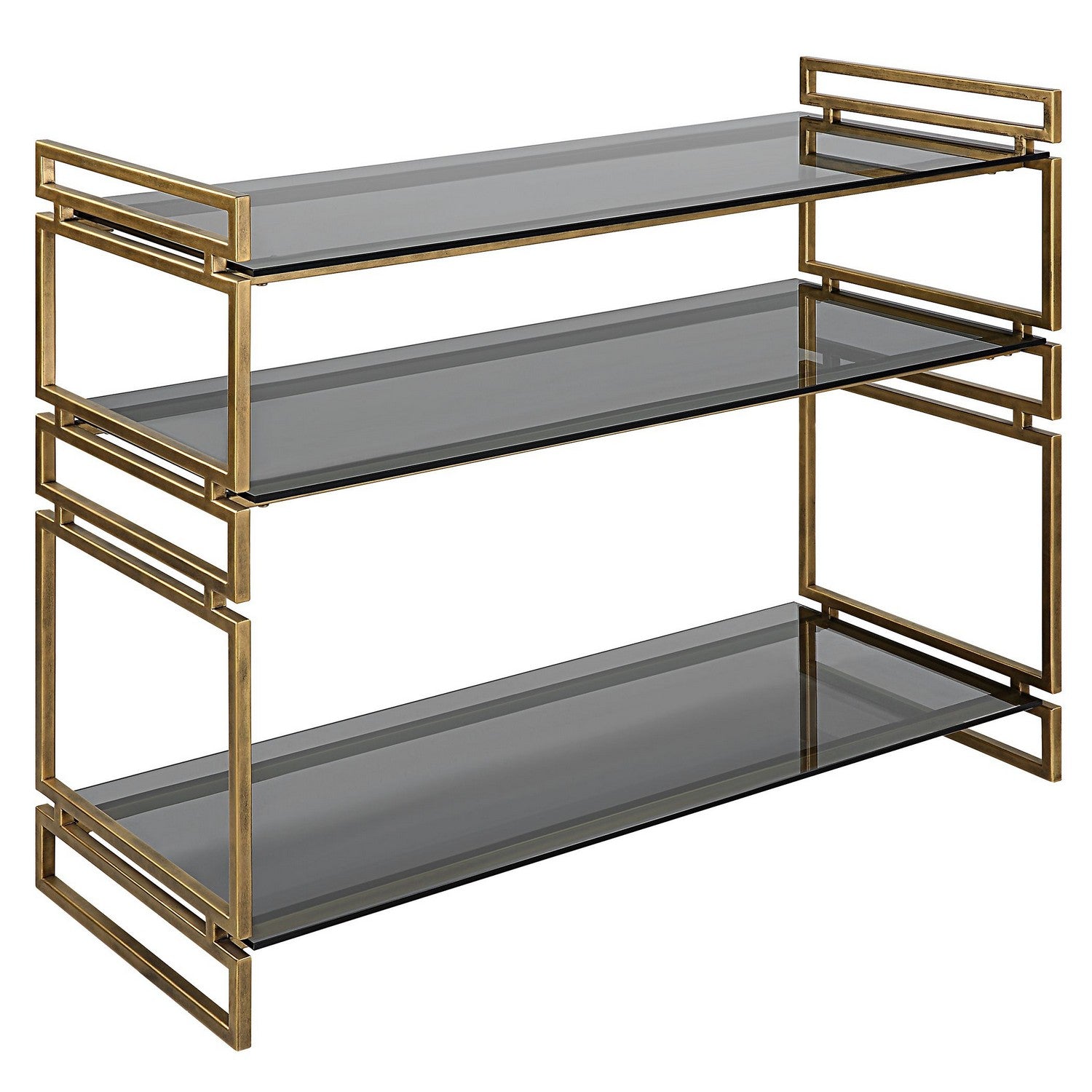 Uttermost - 22973 - Console Table - Stacked Up - Antiqued Gold