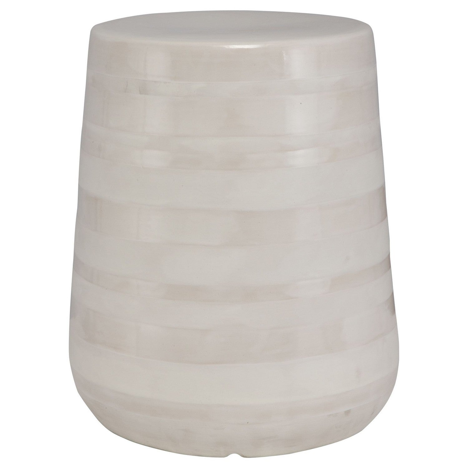 Uttermost - 22988 - Stool - Desert Plains - Matte White