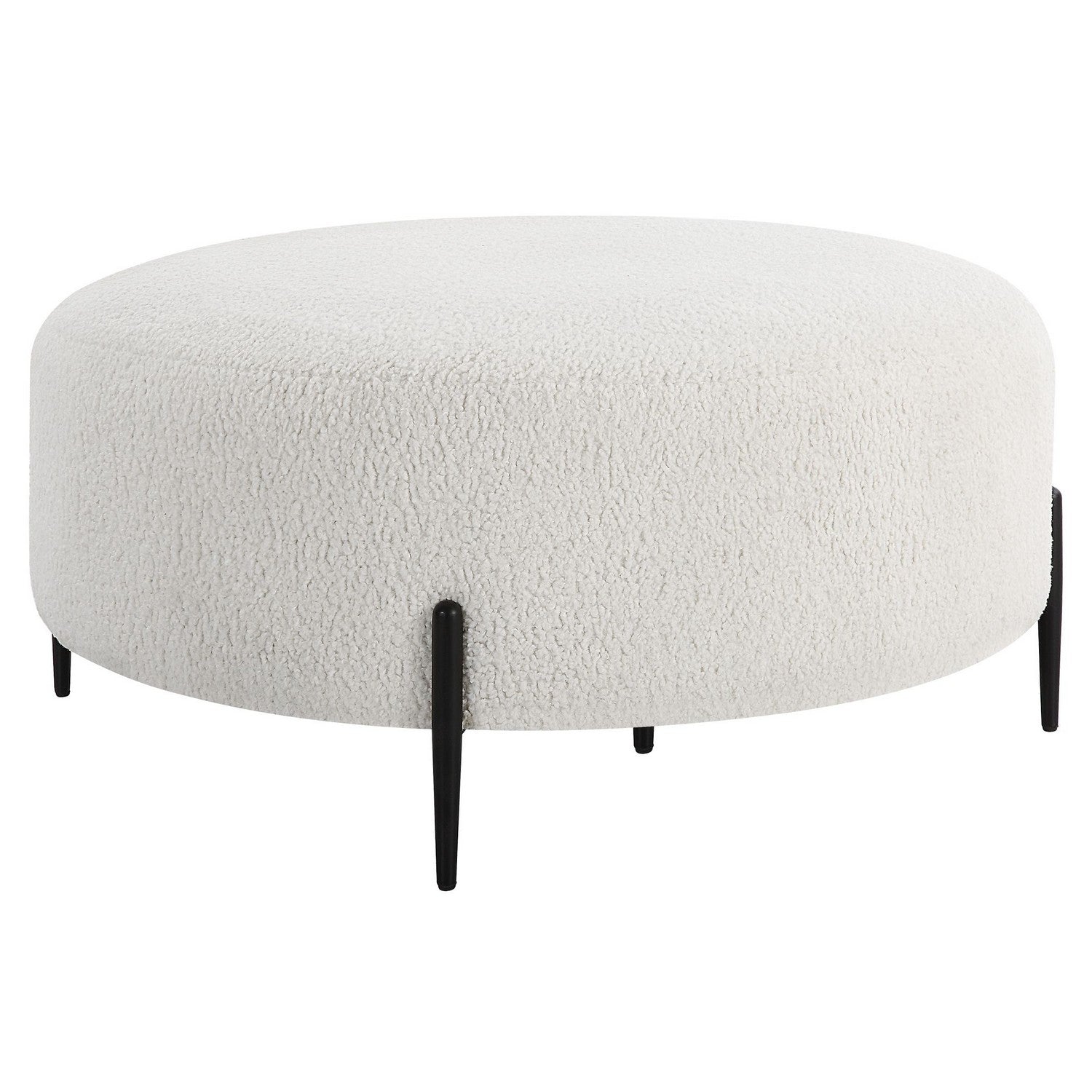 Uttermost - 23778 - Ottoman - Arles - Satin Black