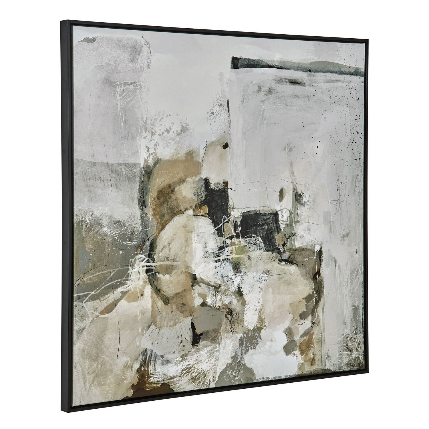 Uttermost - 32320 - Abstract Art - Solace I - Black
