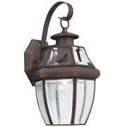 Generation Lighting - 8067-71 - One Light Outdoor Wall Lantern - Lancaster - Antique Bronze
