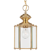 Generation Lighting - 6008-02 - One Light Outdoor Semi-Flush Convertible Pendant - Classico - Polished Brass