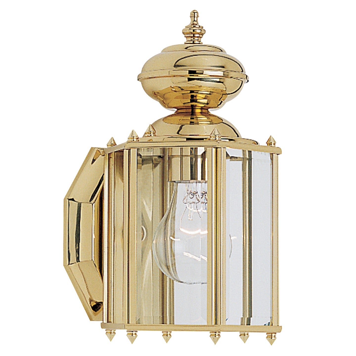 Generation Lighting - 8507-02 - One Light Outdoor Wall Lantern - Classico - Polished Brass