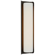 Visual Comfort Signature - WS 2076BZ/L - LED Wall Sconce - Penumbra - Bronze and Linen