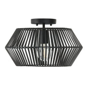 Capital Lighting - 230311MB - One Light Semi-Flush Mount - Kaiya - Matte Black