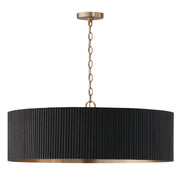Capital Lighting - 450741KR - Four Light Chandelier - Donovan - Black Stain and Matte Brass
