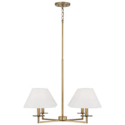 Capital Lighting - 452241AD - Four Light Chandelier - Gilda - Aged Brass