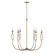 Capital Lighting - 452562ML - Six Light Chandelier - Cohen - Mystic Luster