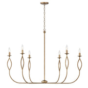 Capital Lighting - 452563ML - Six Light Chandelier - Cohen - Mystic Luster