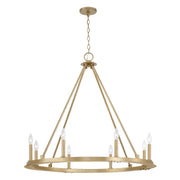 Capital Lighting - 4918AD - Eight Light Chandelier - Pearson - Aged Brass
