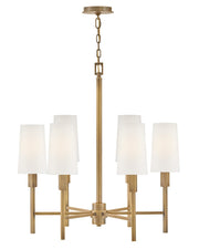 Hinkley - 46455HB - LED Chandelier - Fenwick - Heritage Brass