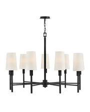 Hinkley - 46456BK - LED Chandelier - Fenwick - Black