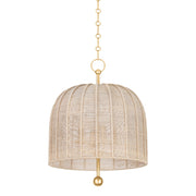 Troy Lighting - F1620-VGL - Four Light Pendant - Lonnie - Vintage Gold Leaf