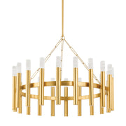 Hudson Valley - 5742-AGB - 20 Light Chandelier - Pali - Aged Brass
